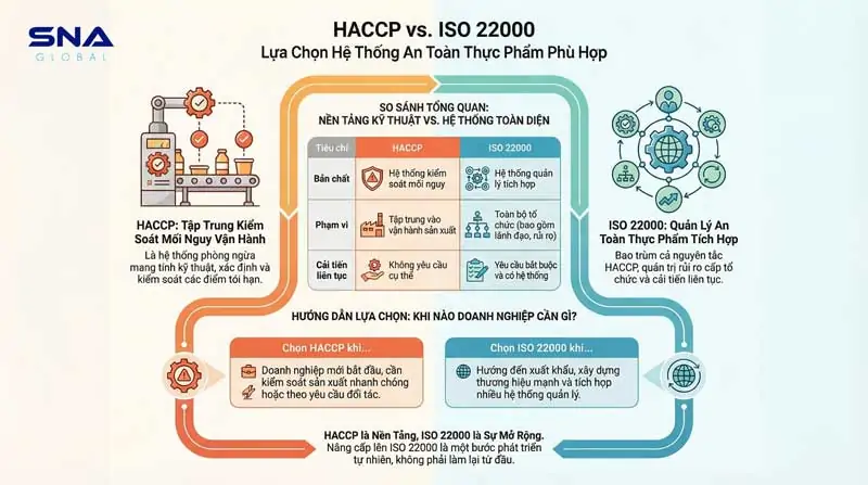 HACCP và ISO 22000 - Điểm tương đồng