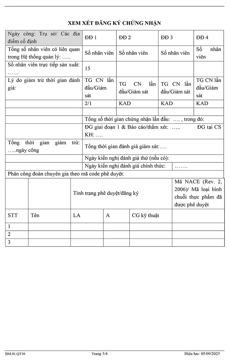 BM.01.QT.10 Đăng ký chứng nhận Hệ thống 3
